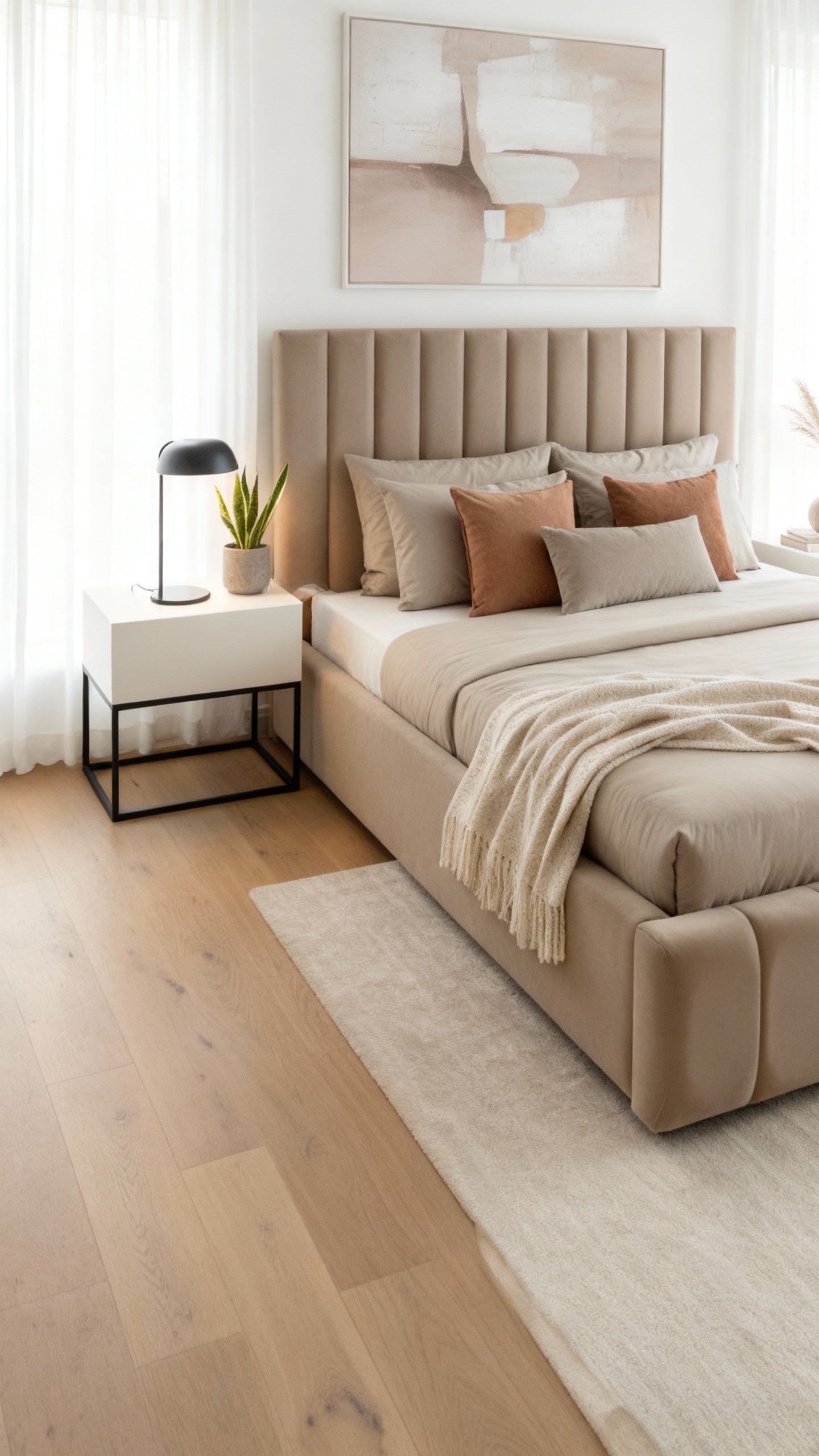 Lit Capitonné Moderne